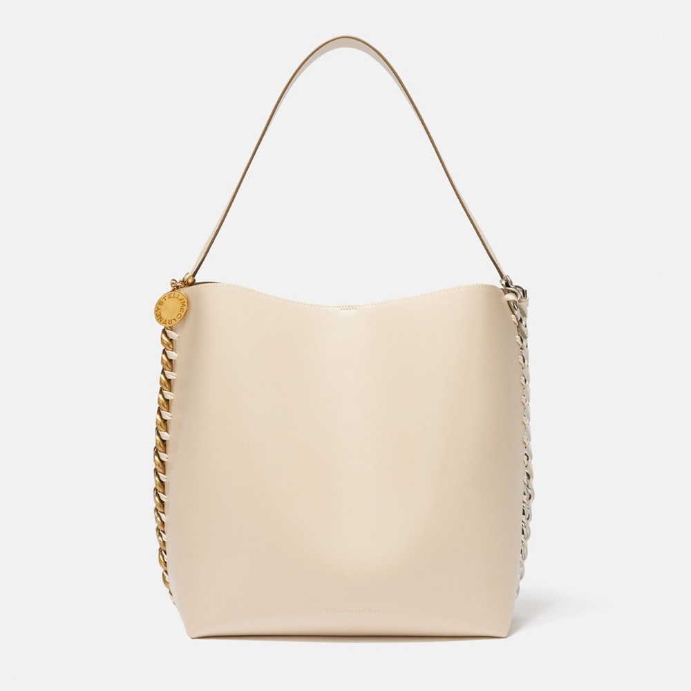Stella McCartney Frayme Tote Bag in White with Dust Bag